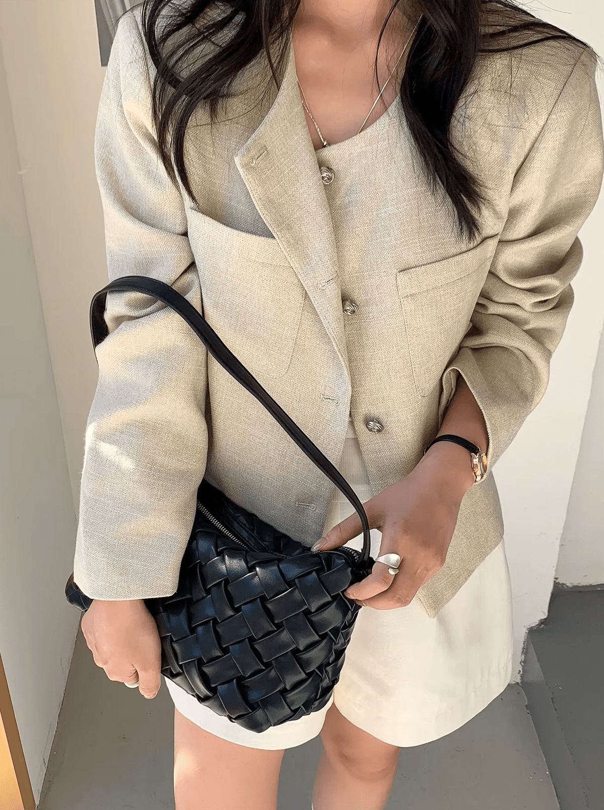 Angela Minimalist Hobo Shoulder Bag
