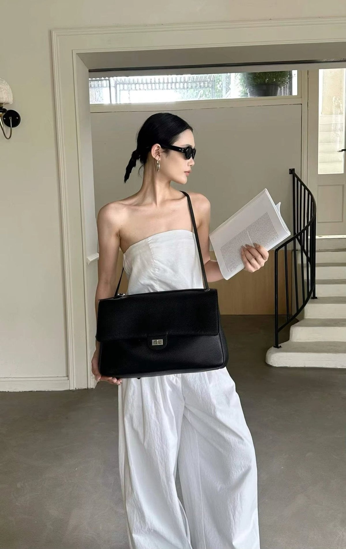 Anne Chevron Crossbody Bag
