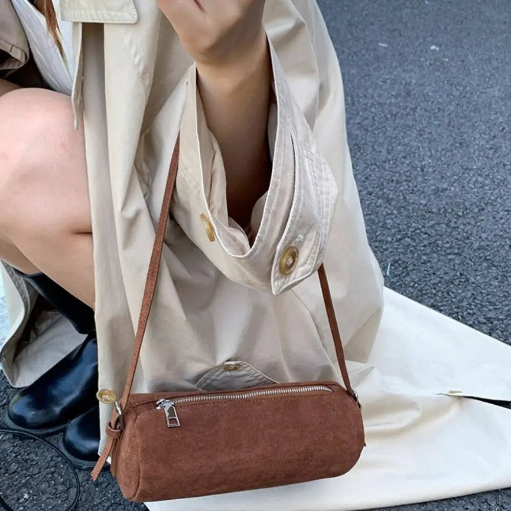 Beatrice Faux Suede Pillow Hobo Bag