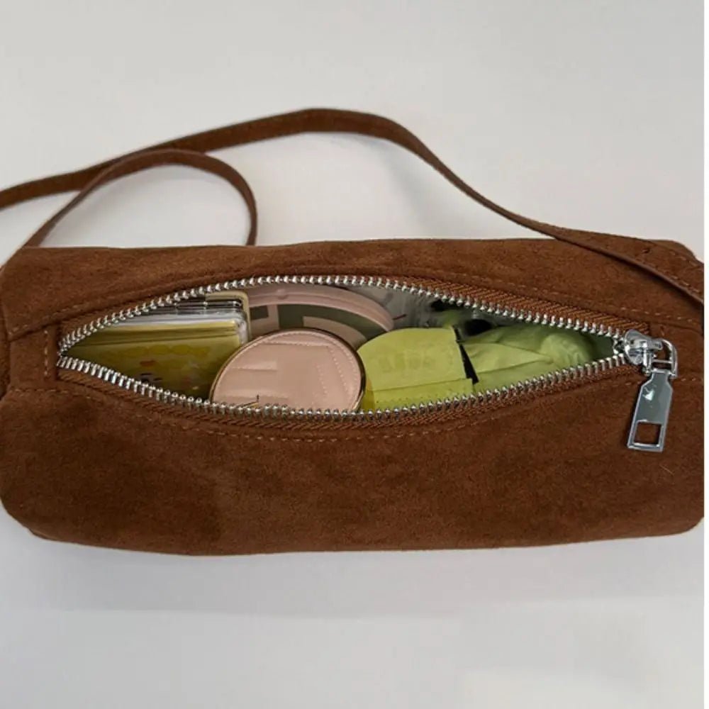 Beatrice Faux Suede Pillow Hobo Bag