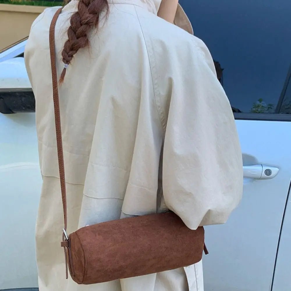 Beatrice Faux Suede Pillow Hobo Bag