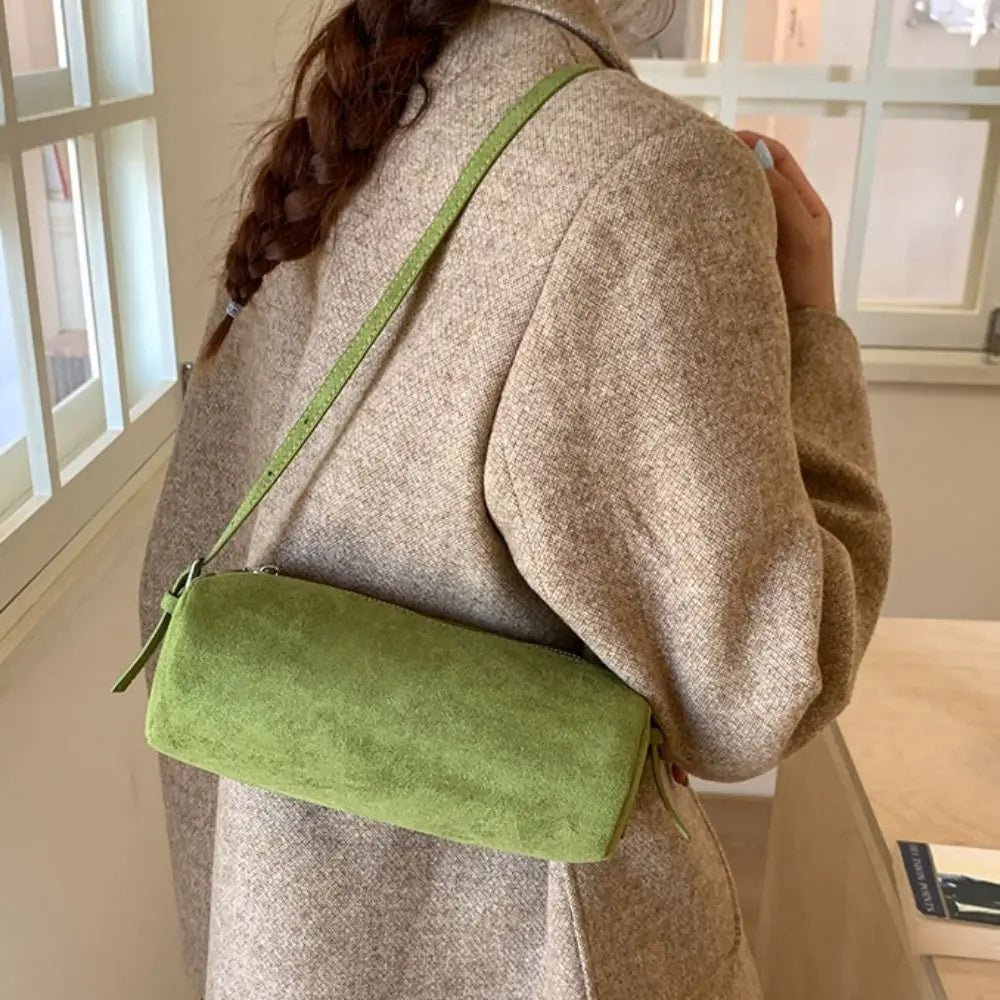 Beatrice Faux Suede Pillow Hobo Bag