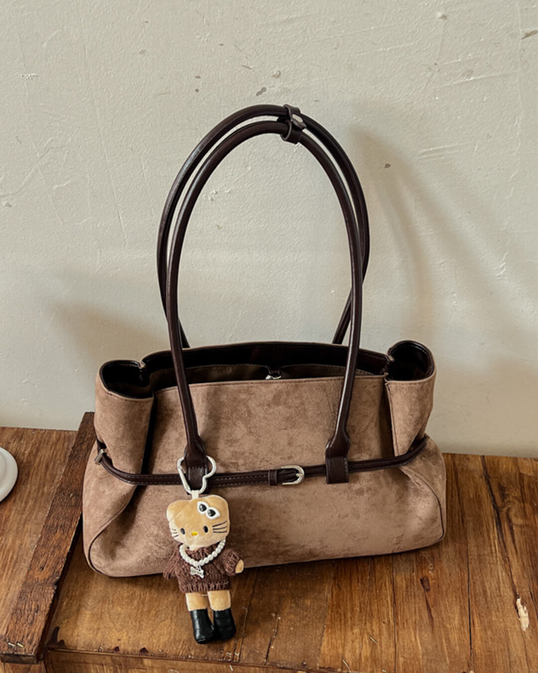 Briana Belted Tote Bag