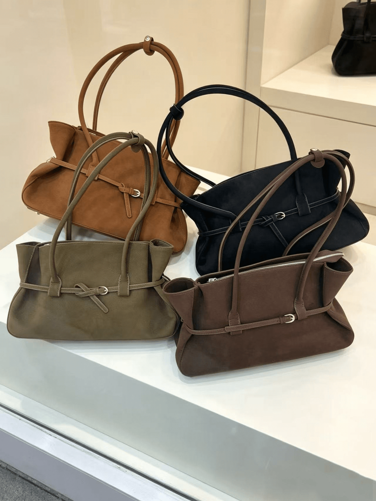 Briana Belted Tote Bag