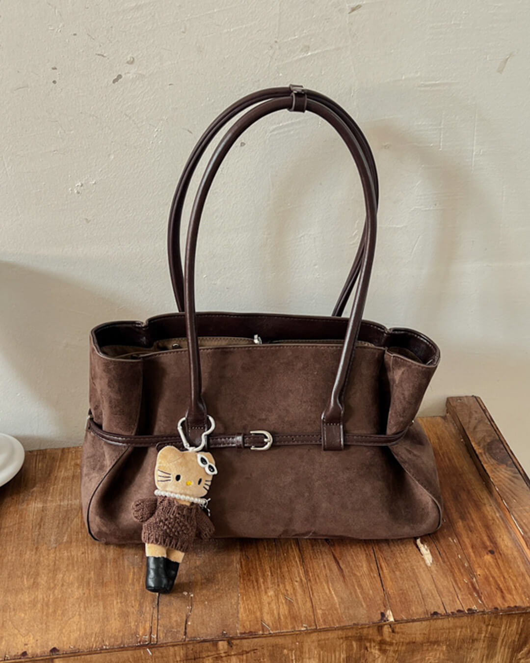Briana Belted Tote Bag