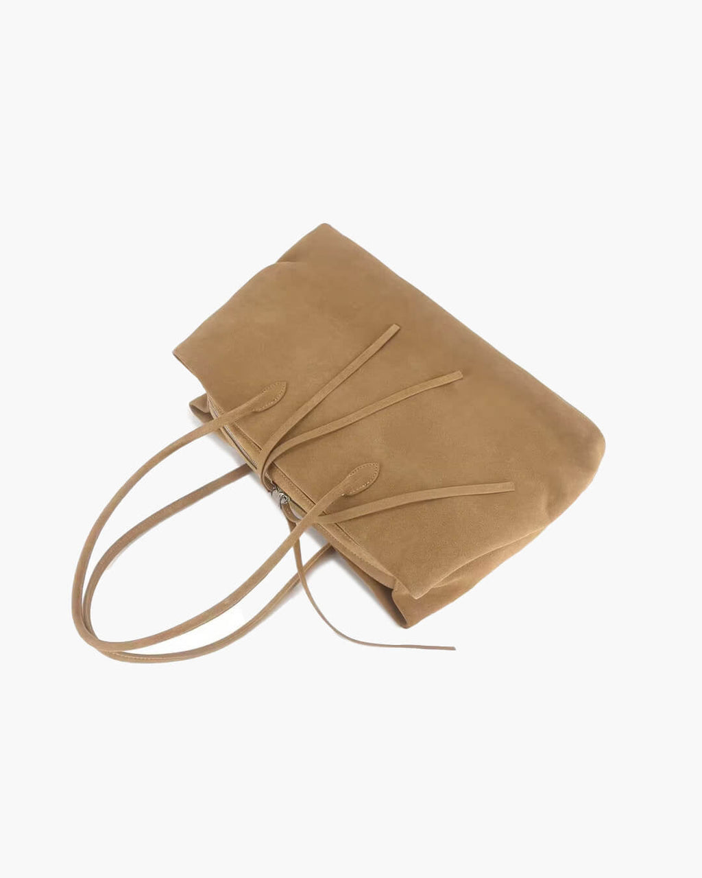 Carly Frosted Faux Suede Tote Bag