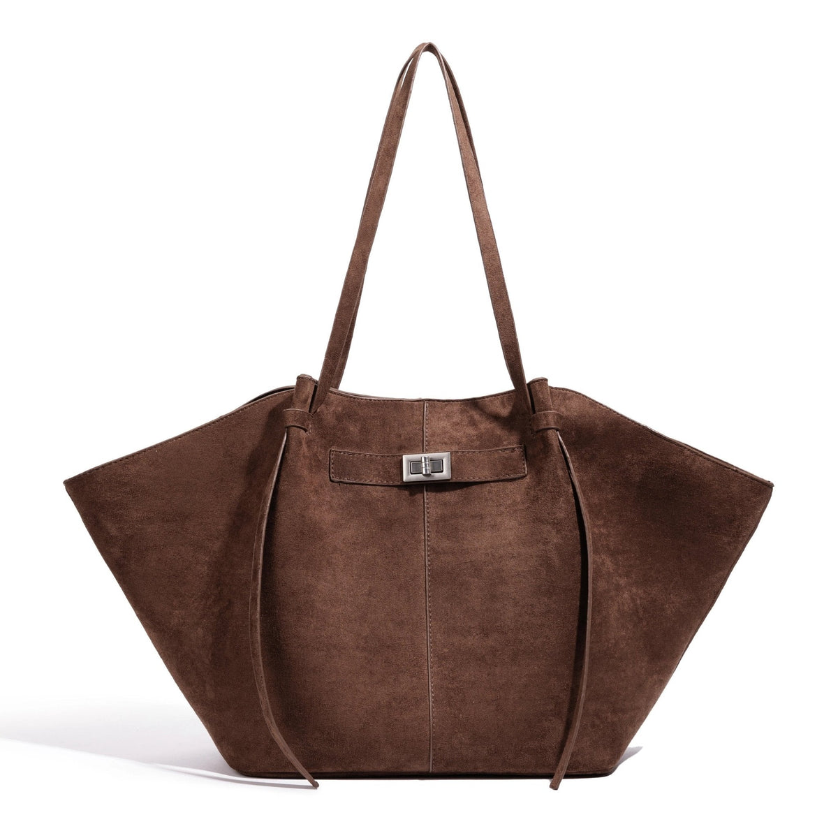 Dina Faux Suede Tote Bag