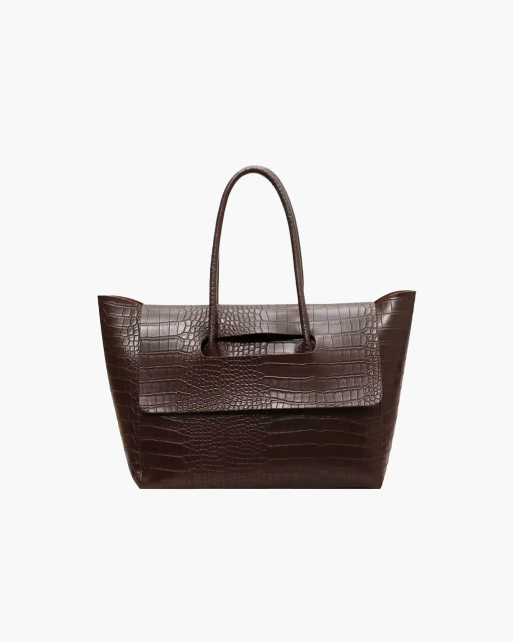 Jessica Embossed Vegan Leather Tote