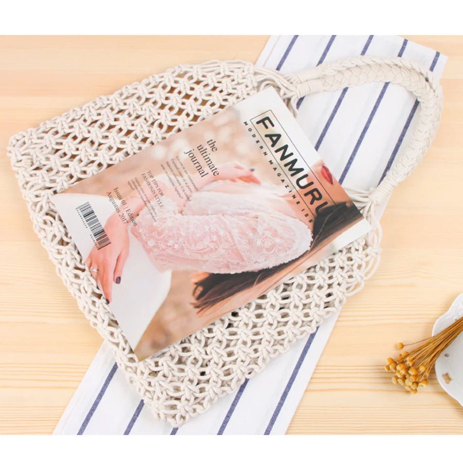 Margot Woven Beach Tote