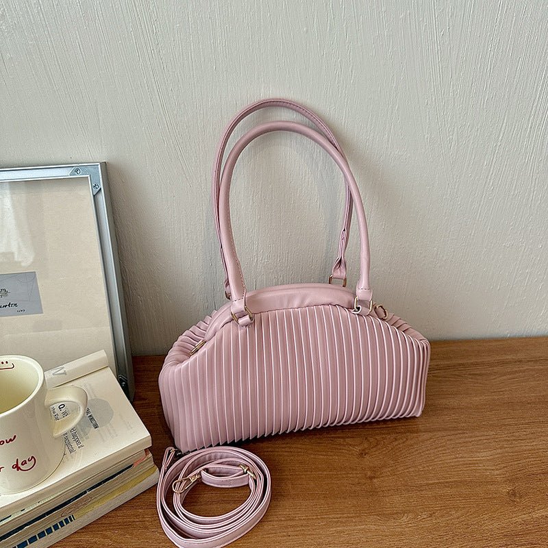 Mariana Pleated Shoulder Bag