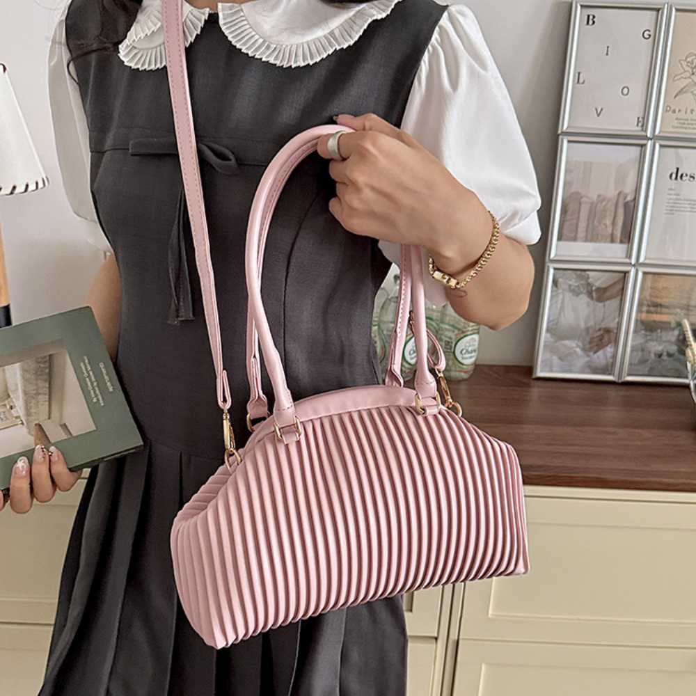 Mariana Pleated Shoulder Bag