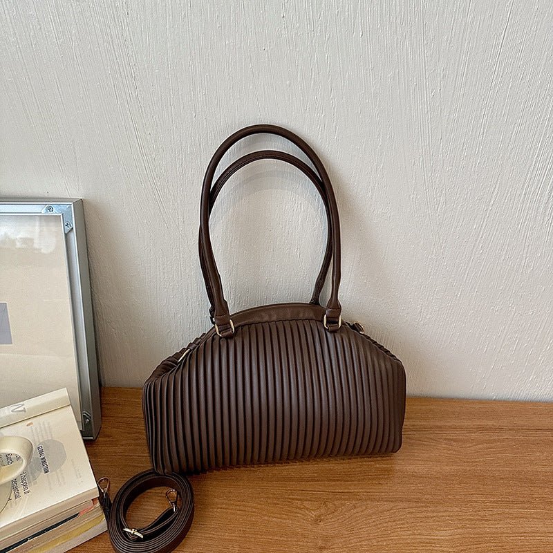 Mariana Pleated Shoulder Bag