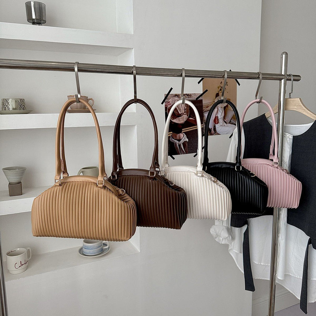 Mariana Pleated Shoulder Bag