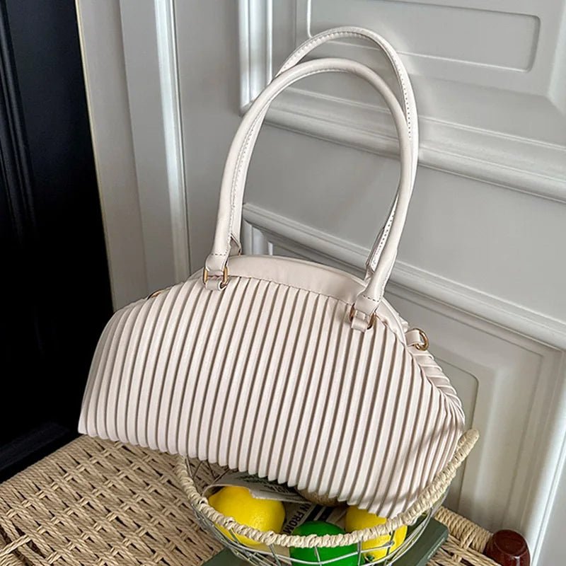 Mariana Pleated Shoulder Bag