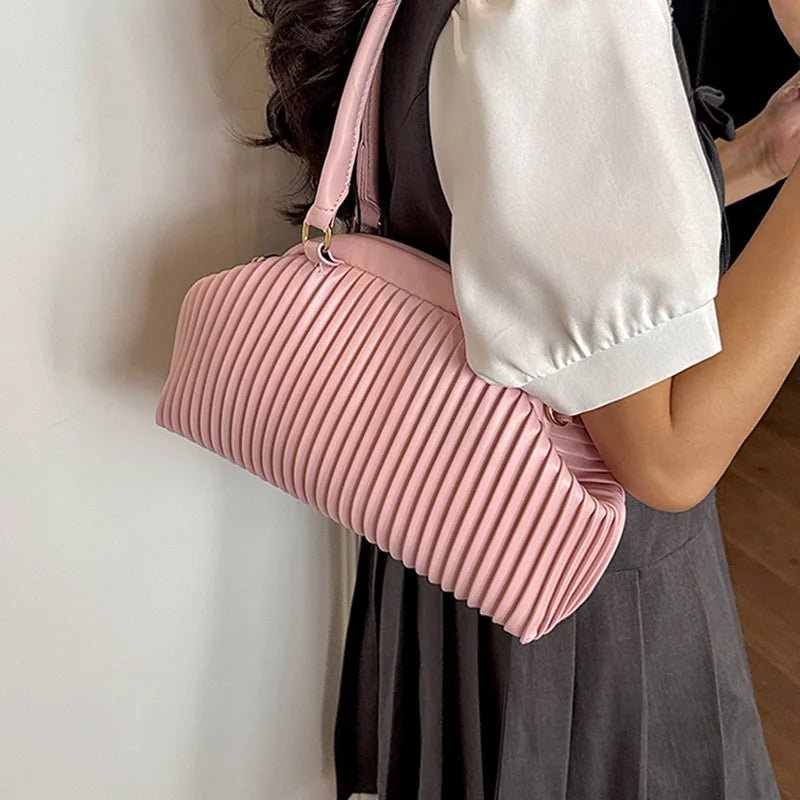 Mariana Pleated Shoulder Bag