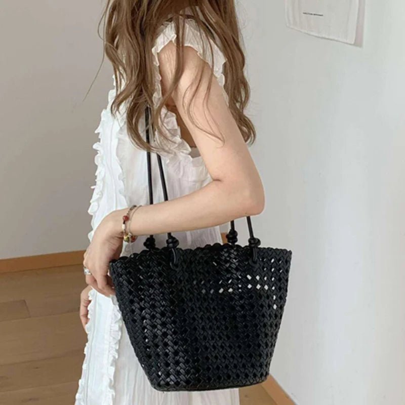 Matilde Woven Bucket Bag