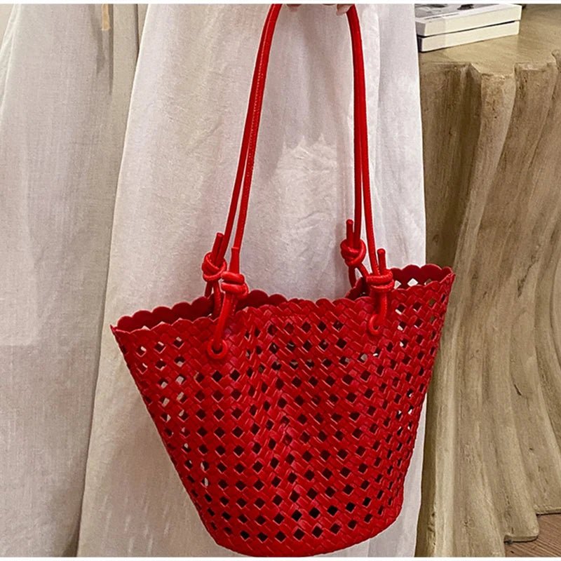 Matilde Woven Bucket Bag