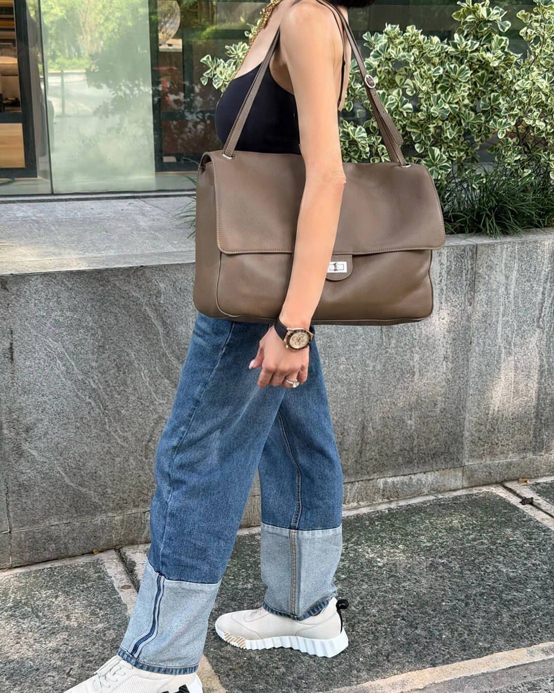 Miriam Crossbody Vegan Leather Shopper Bag