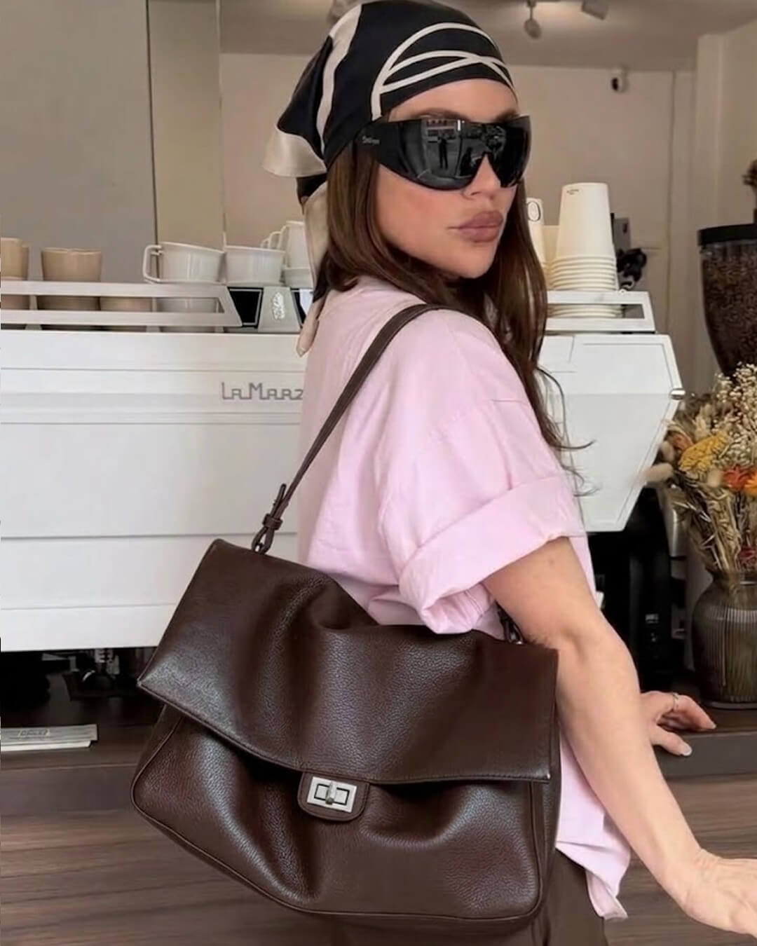 Miriam Crossbody Vegan Leather Shopper Bag