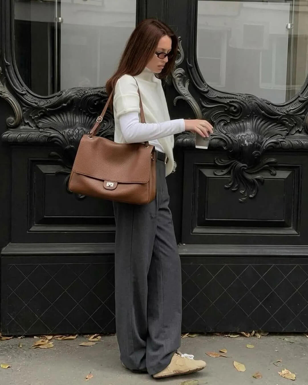 Miriam Crossbody Vegan Leather Shopper Bag