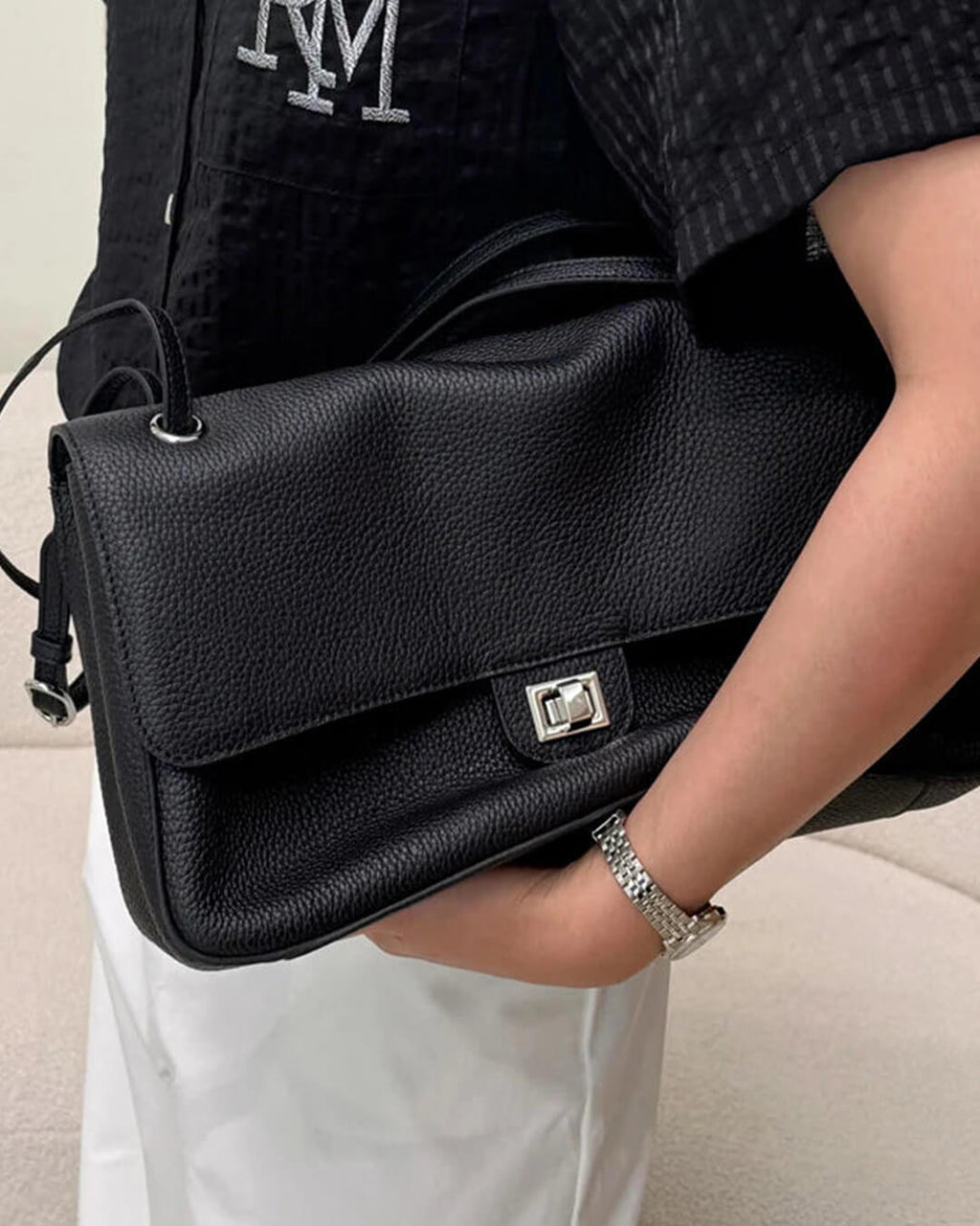 Miriam Crossbody Vegan Leather Shopper Bag