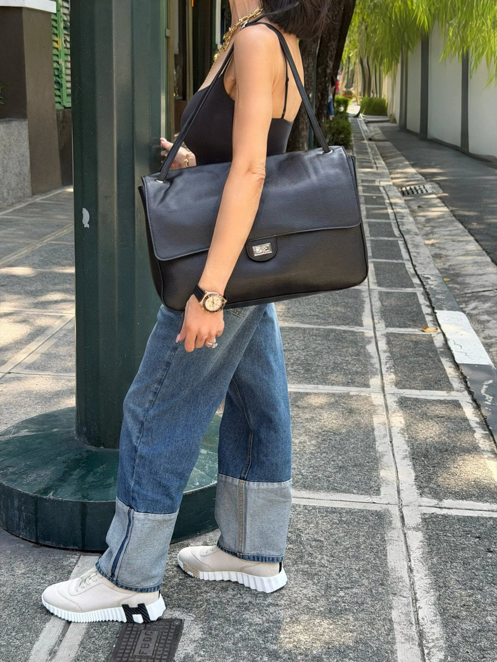 Miriam Crossbody Vegan Leather Shopper Bag