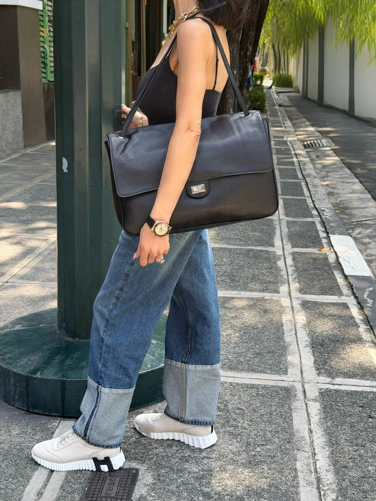 Miriam Crossbody Vegan Leather Shopper Bag