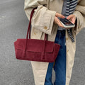 Nicole Vintage Faux Suede Shoulder Bag