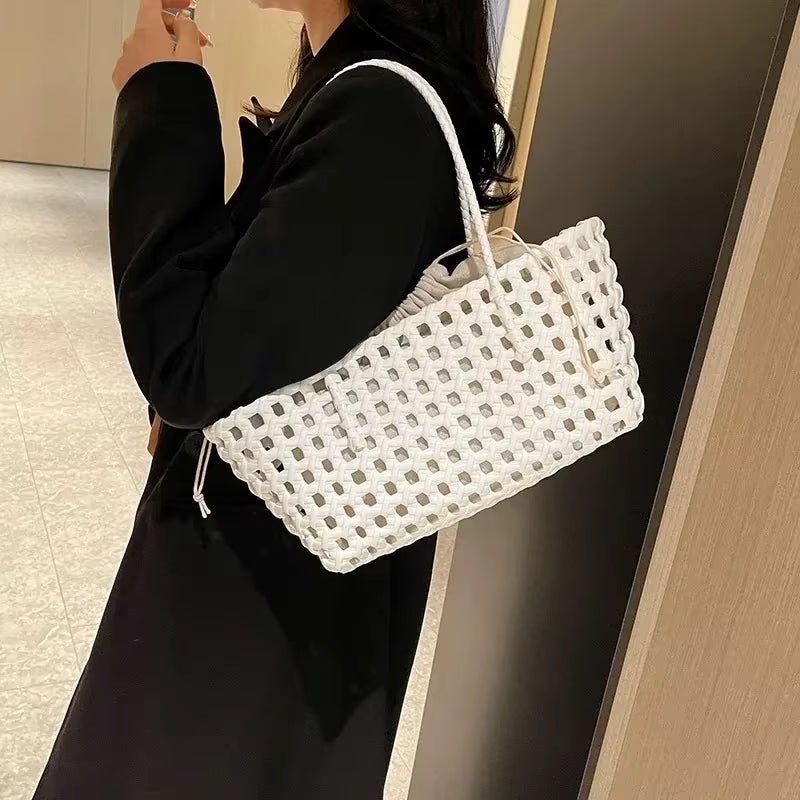 Claudia Hollowed Shoulder Tote