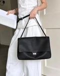 Carla Maxi Flap Vegan Leather Shoulder Bag