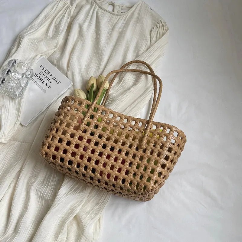 Claudia Hollowed Shoulder Tote