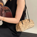 Nina Cheetah Faux Fur Shoulder Bag