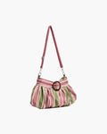 Sophia Striped Shoulder Bag