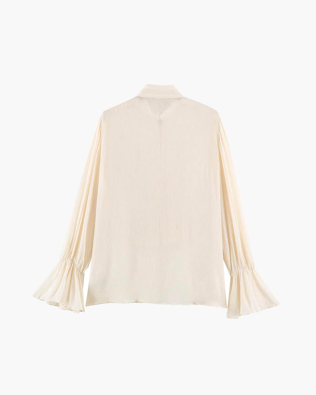 Amelie Vintage Chiffon Stand Collar Blouse
