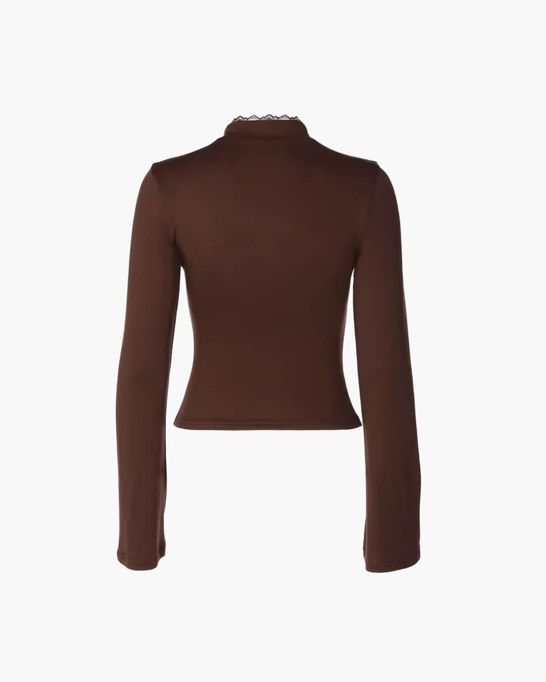 Gloria High Neck Keyhole Blouse