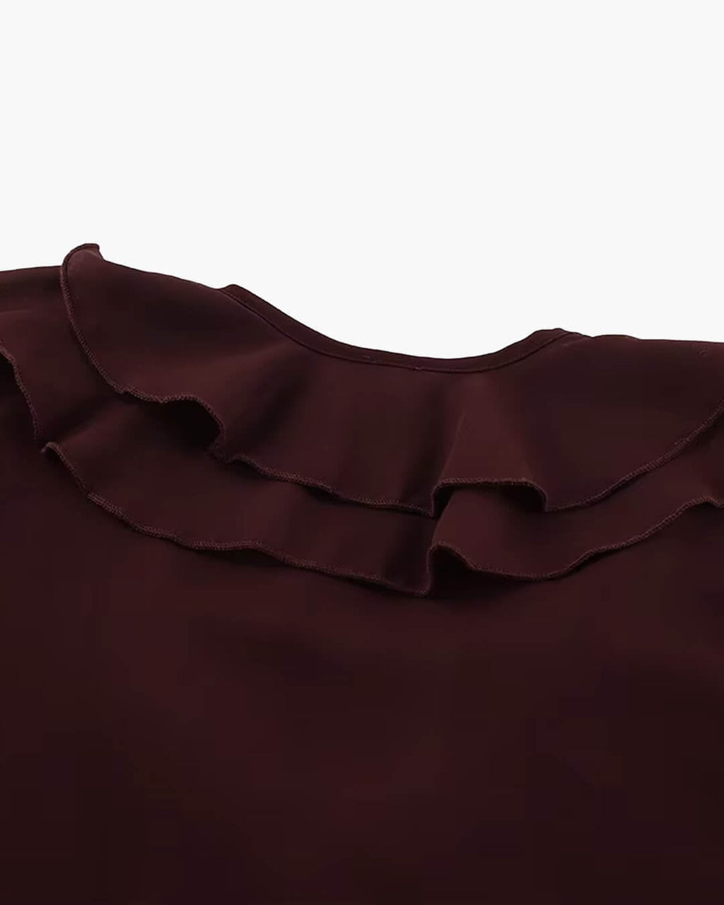 Linda Tie Neck Ruffled Blouse