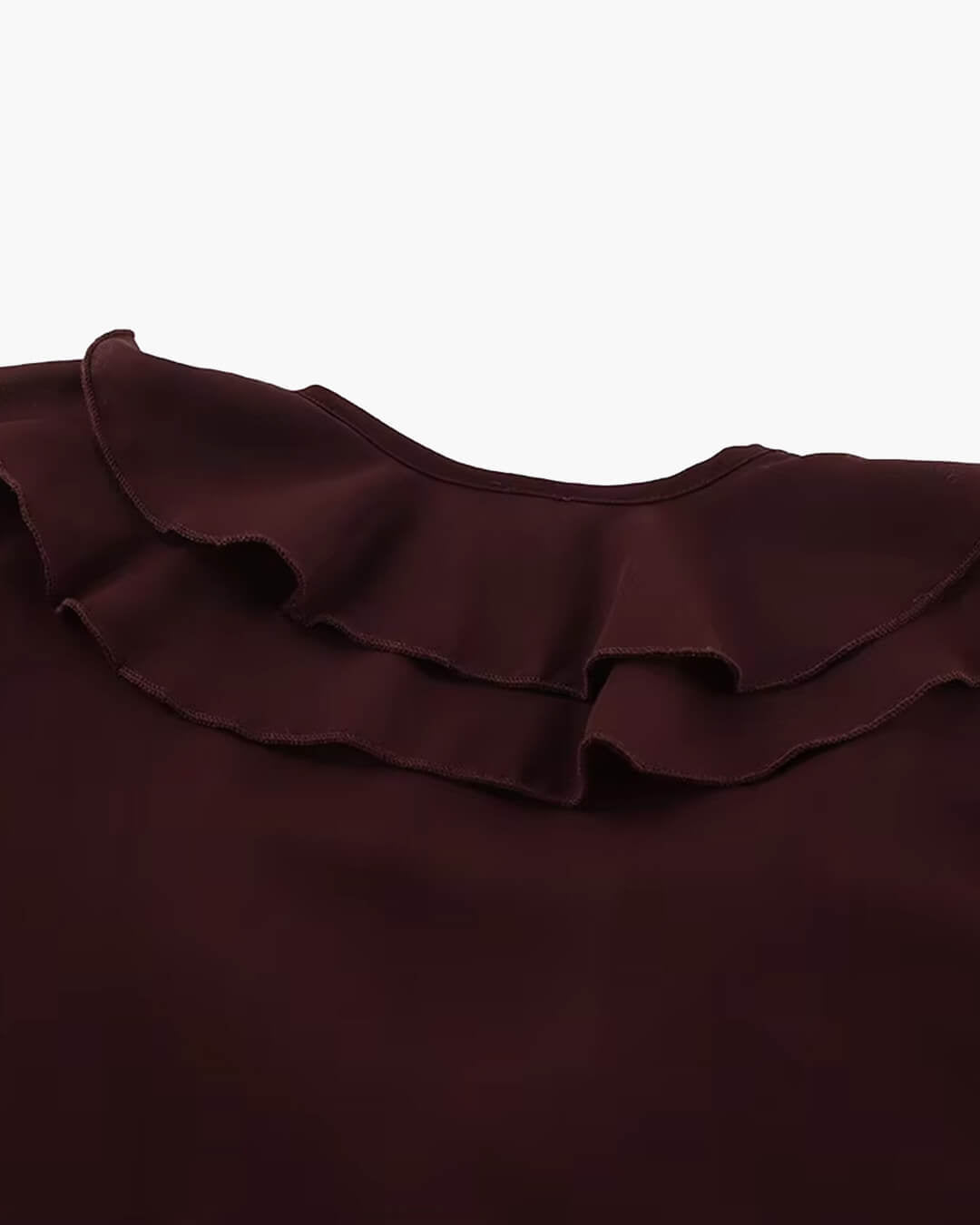 Linda Tie Neck Ruffled Blouse