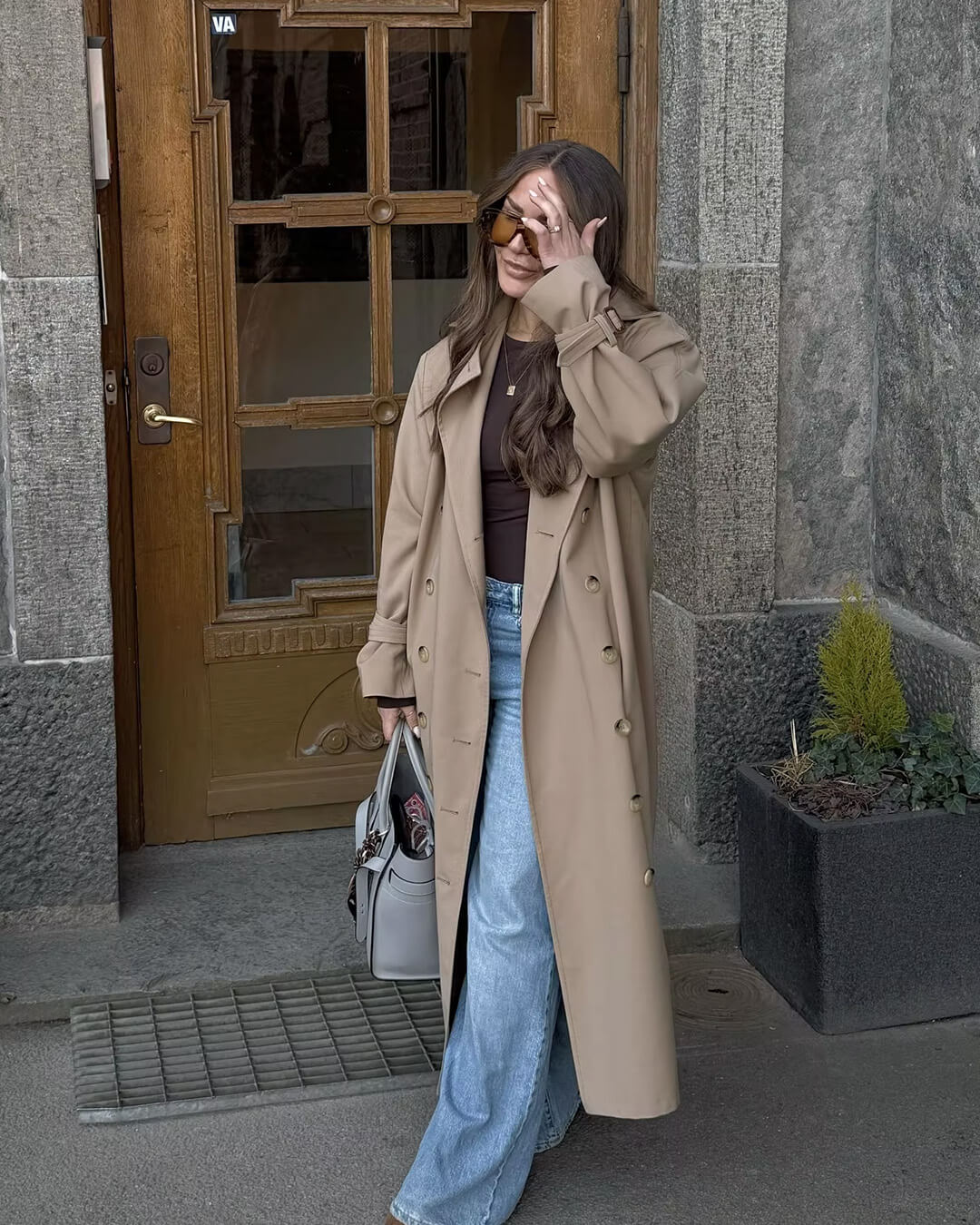 Melissa Classic Double Breasted Trench Coat