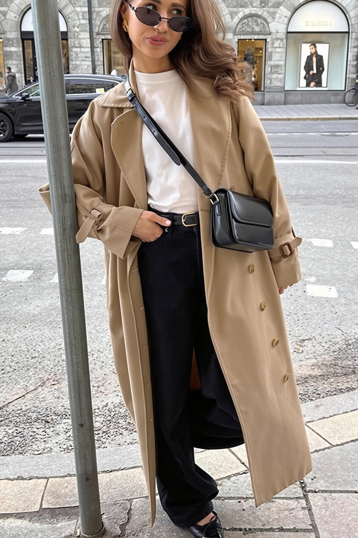 Melissa Classic Double Breasted Trench Coat