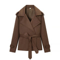 Adinda Cropped Trench Coat