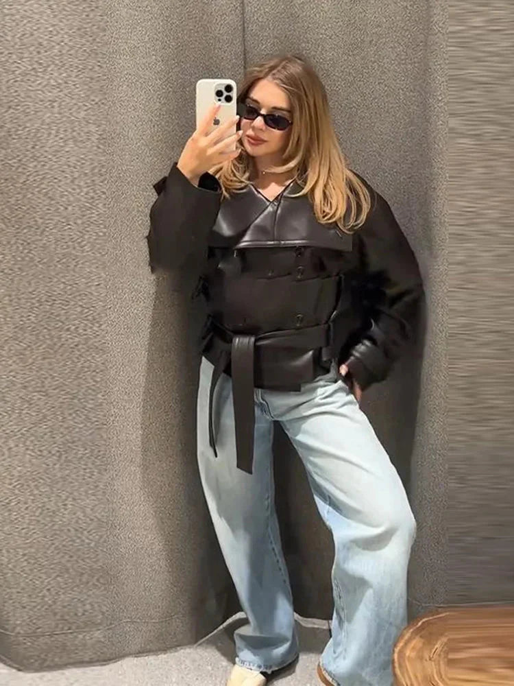 Nina Vegan Leather Jacket