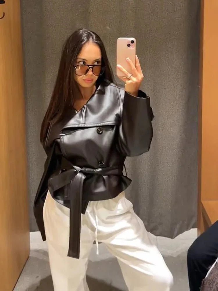 Nina Vegan Leather Jacket