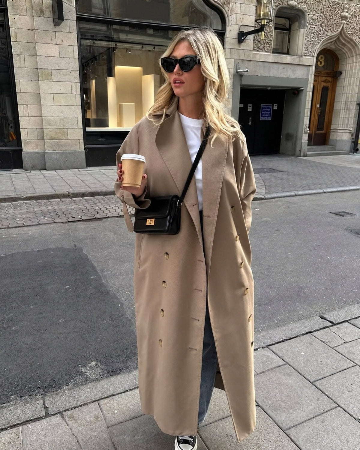 Melissa Classic Double Breasted Trench Coat