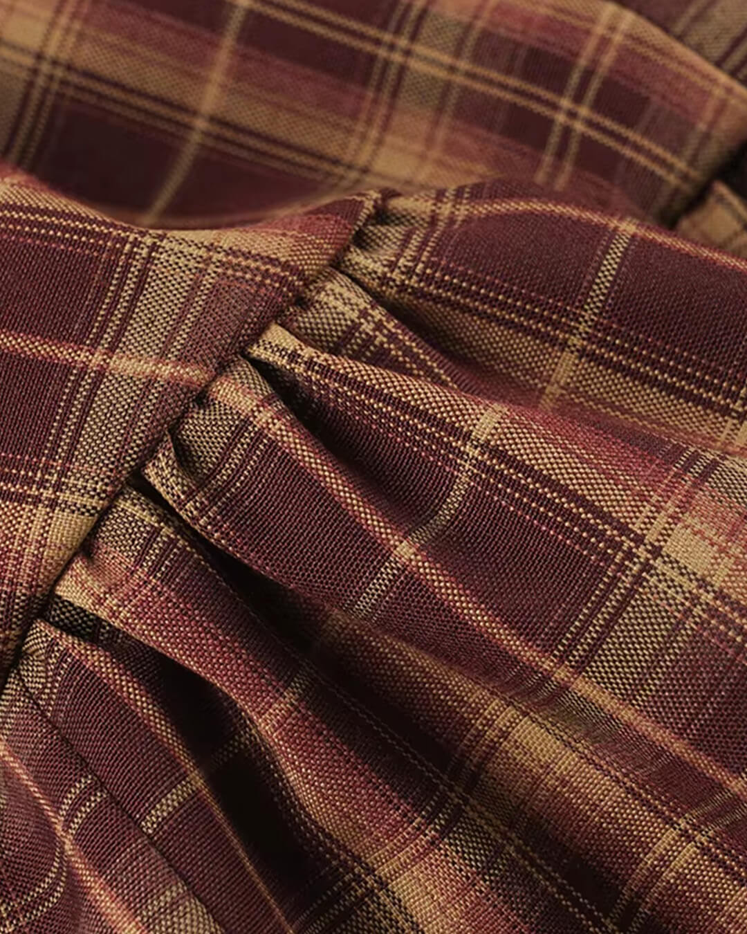 Amelia Long Sleeve Plaid Mini Dress