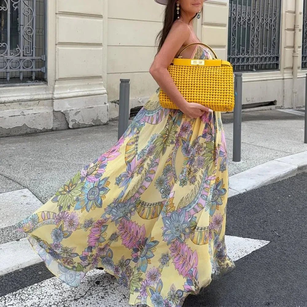 Bianca Floral Chiffon Cami Dress