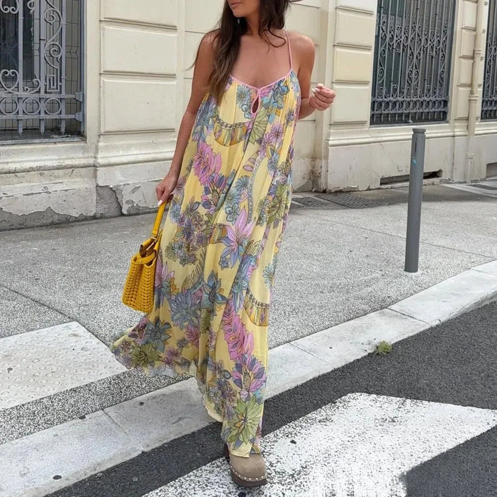 Bianca Floral Chiffon Cami Dress