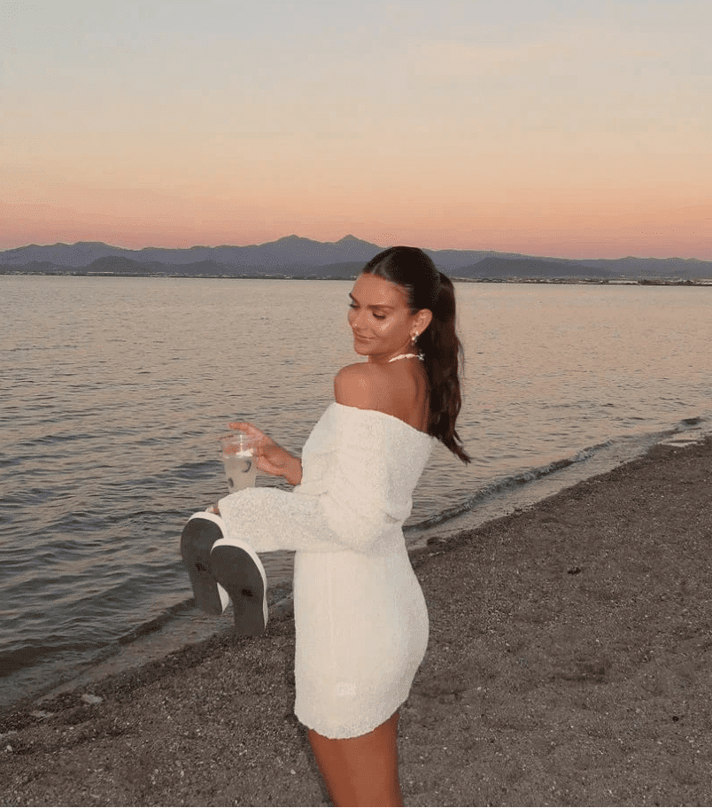 Bianca Off-Shoulder Bodycon Knit Mini Dress