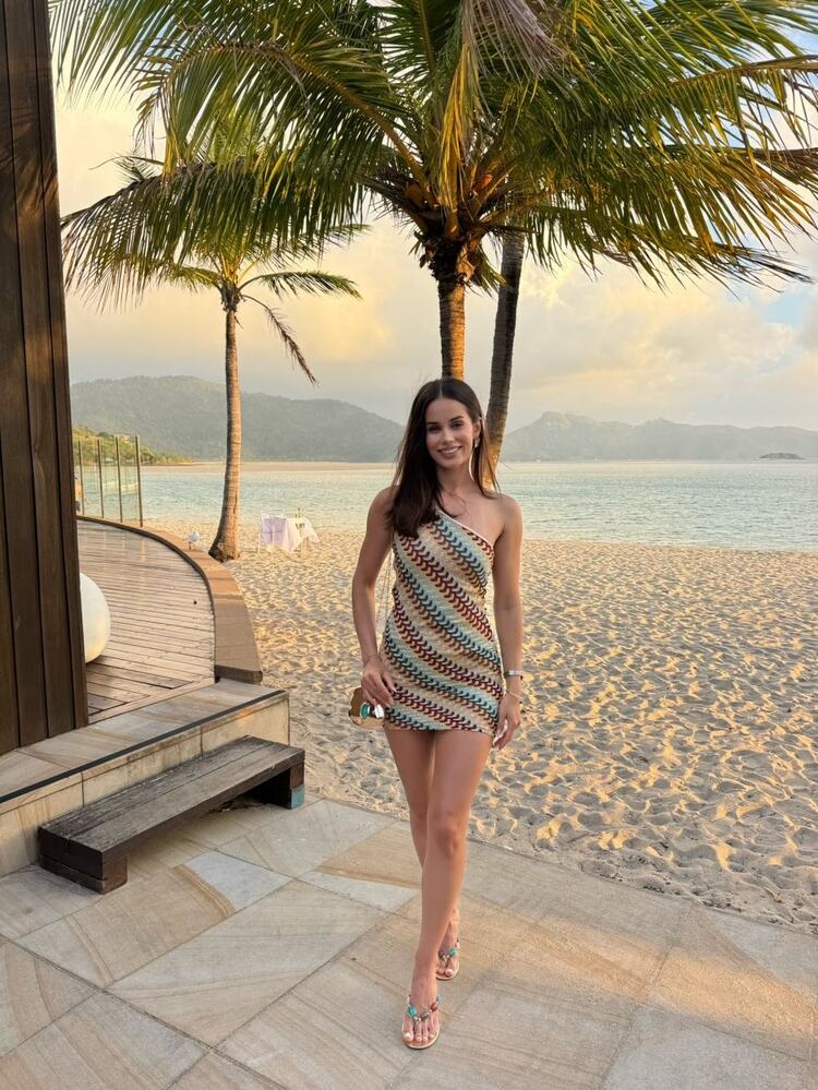 Bianca One-Shoulder Knitted Mini Dress