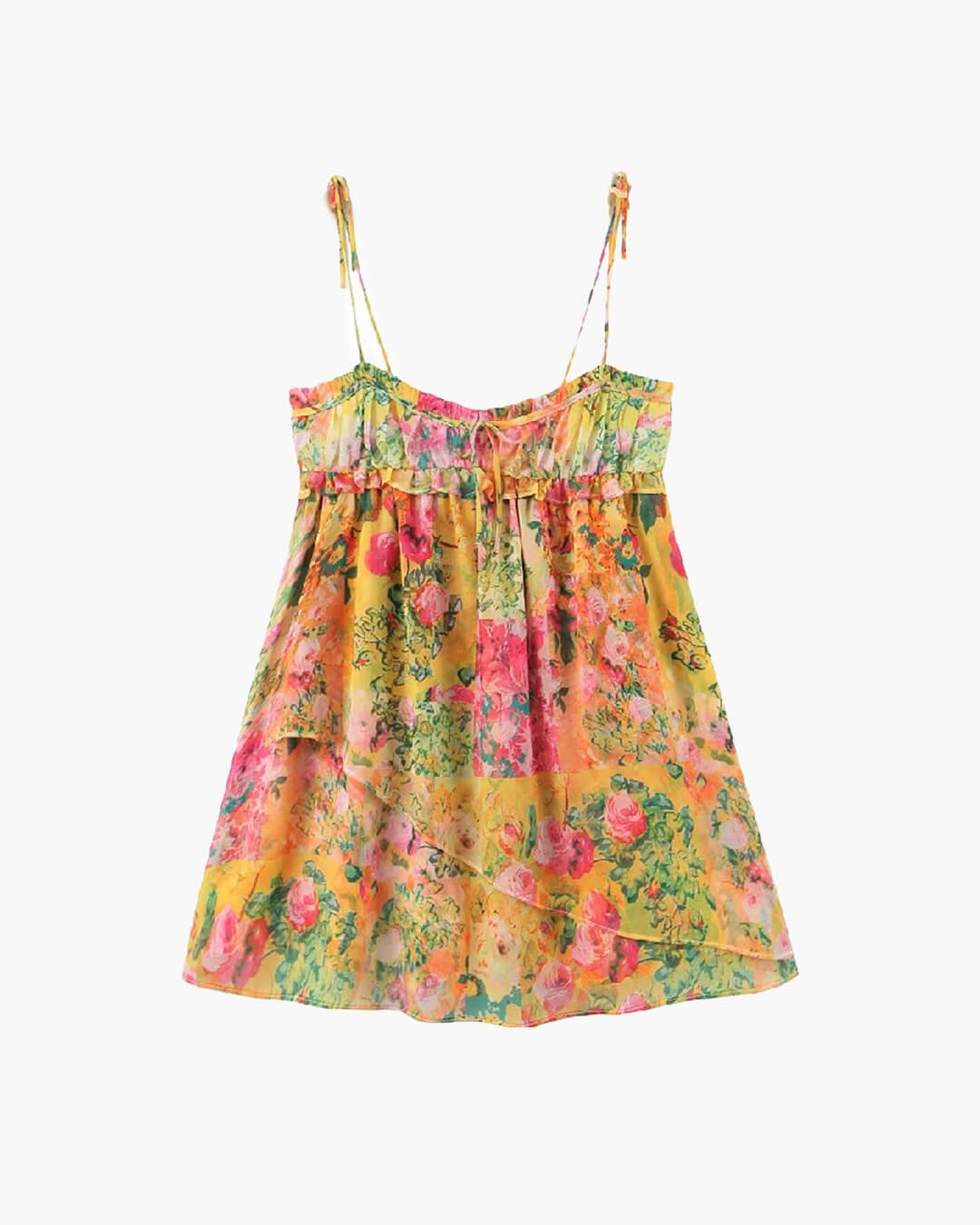 Clara Multicolor Floral Mini Dress