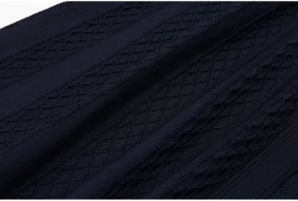 Hannelore Knitted Slim Fit Long Dress